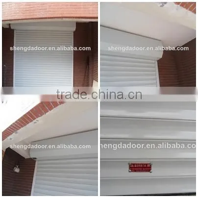 China Galvanized Steel Windproof Automatic Industrial Roller Shutter Door
