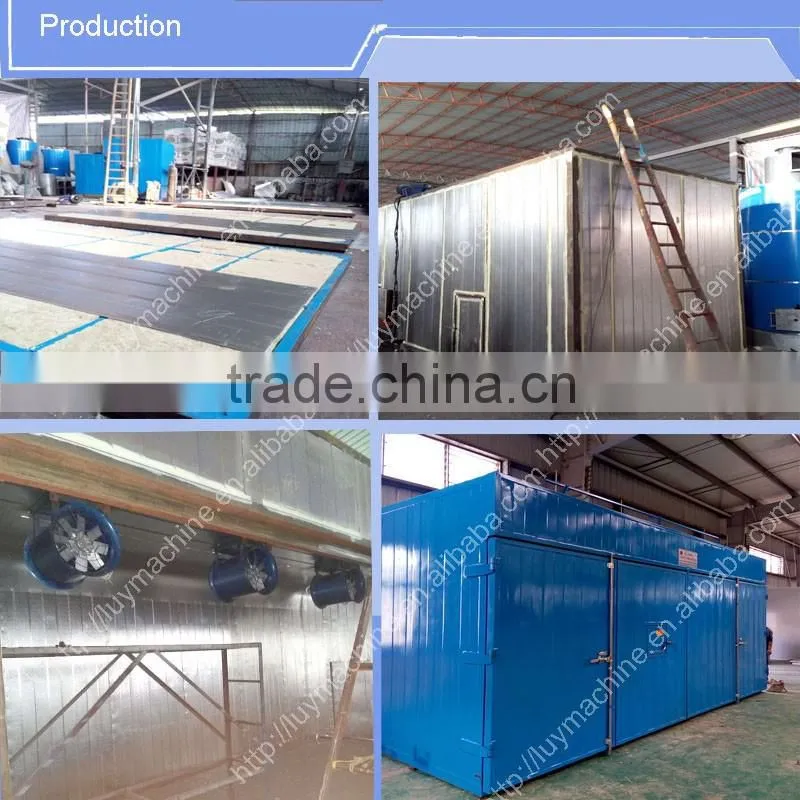 payment protection steam wood/electricity heating wood drying kiln