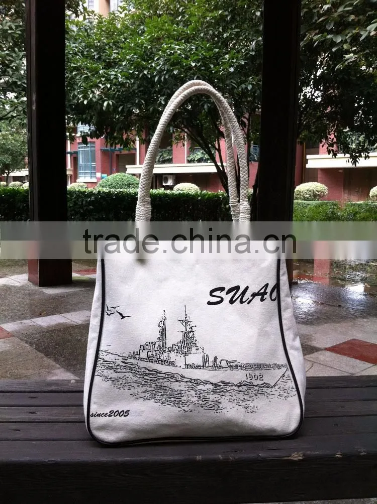 High quality cotton korean tote bag