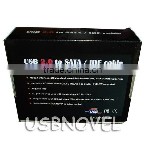 USB 2.0 to SATA/IDE cable,USB to SATA,USB to IDE