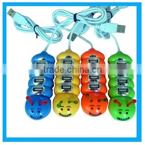 cute 4 ports usb hub
