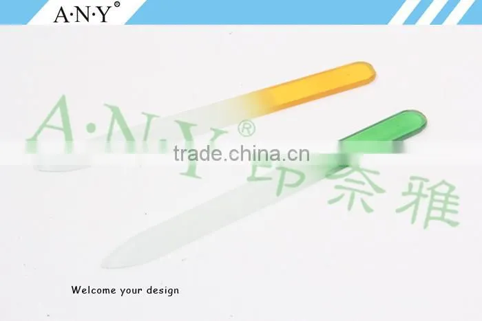 Nail Care Shaping Design Glass Crystal Nail Files OEM Accepted
