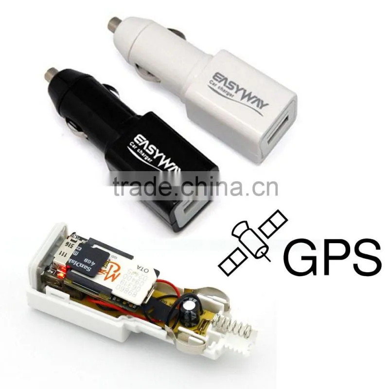 New Car Locator GSM/GPS Car Locator Cell Phone Car Charger Locator GPS Tracker Vehicle Car Automobile Covert Car charger Tracker
