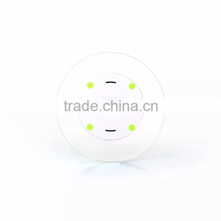 2016 Cool LED indictor Charging QI Standard Wireless Charger Pad And Receiver For Both iPhone Android Phone