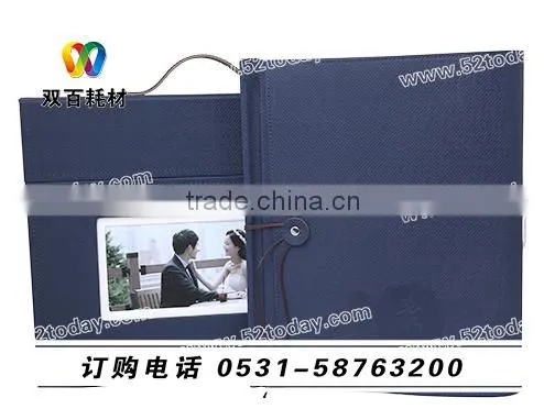 China professional manufacturer perfect binding photobook cover with window case