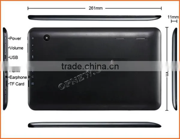 10 inch Octa Core tablet Android 5.1 tablet pc Allwinner A83T fast CPU 2.0G Mhz Bluetooth Wifi 3G from OPNEW