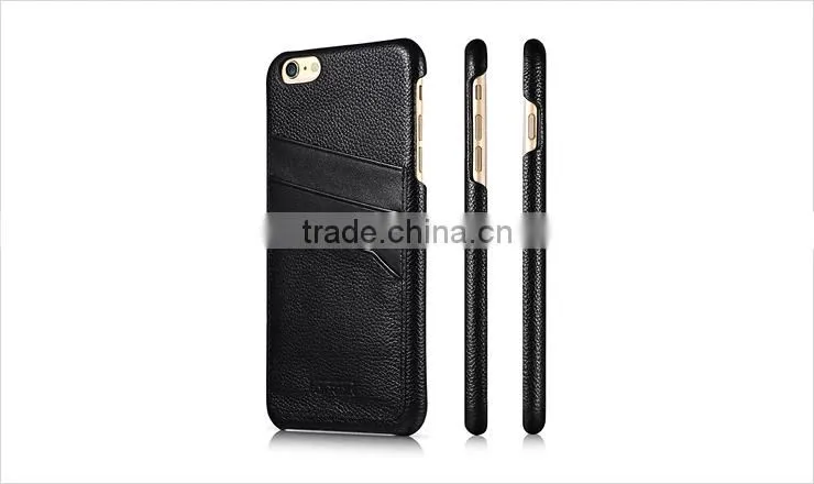 ICARER 2015 Wallet Leather Back Cover Case For Smartphone Iphone6 Plus