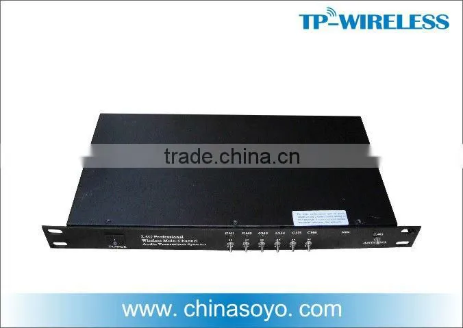 2.4G wireless 6 channels translation system