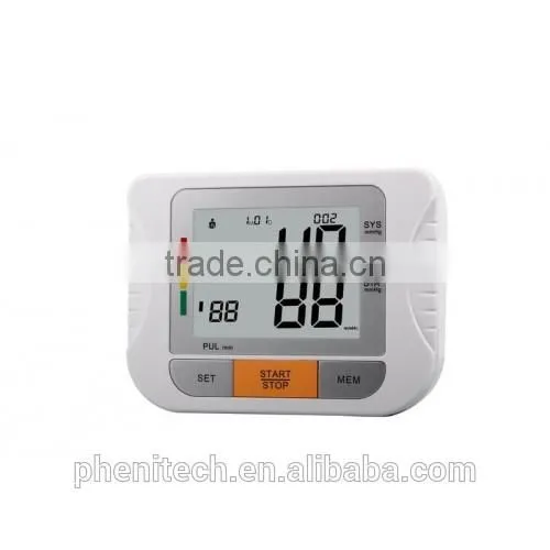 Large LCD electrical arm blood pressure bluetooth for home use blood pressure monitor