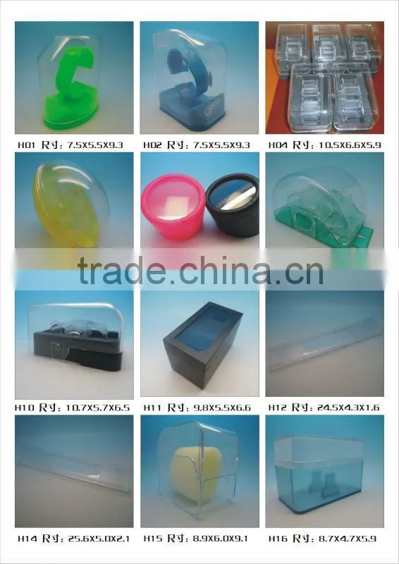 2013 factory direct selling single display transparent plastic watch display box