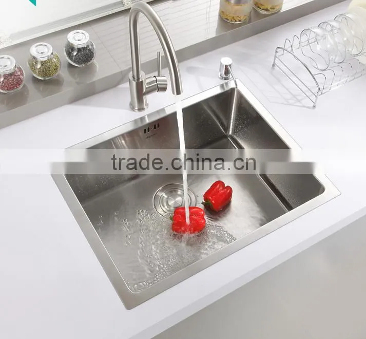SUS304 Handmade Undermount Single Bowl Handmade Bar Sink Made in China