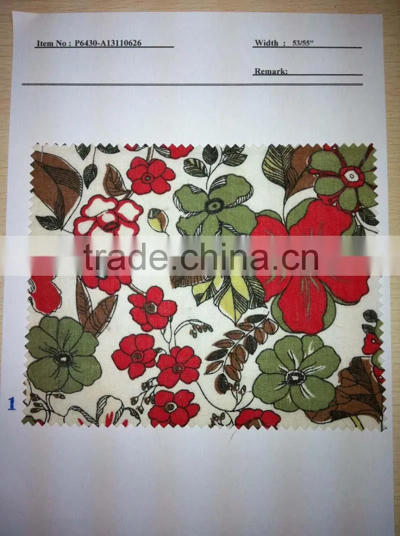 Cotton Linen stock lot fabrics:P6430-A13110626