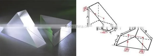 optical glass right angle prism
