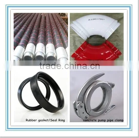 Sermac concrete pump 1200mm reducer pipe, ZX flange concrete reducer pipe