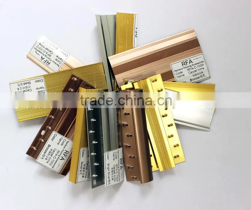 aluminum punching hole Anti-slip stair nosing /stair edging/ceramic tile trim