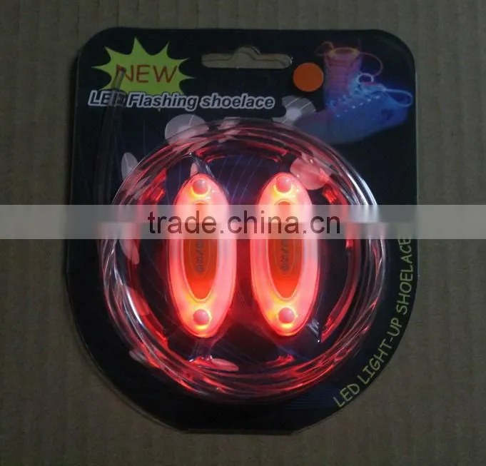 Dependable performance LED Flashing shoelaces,led glowing shoelaces,LED flashing shoelase lights