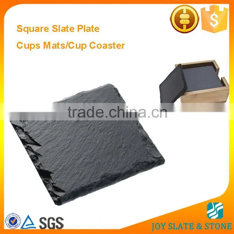 Square slate disposable bar drink coaster