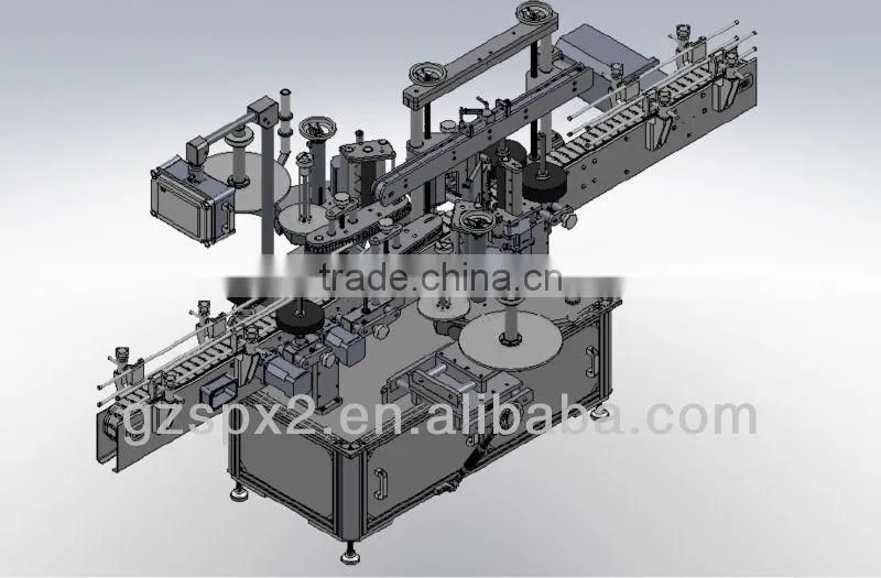 SPX-830GS Automatic custom made stable three face sticker labeler