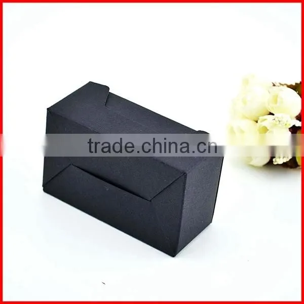 Small Black Folding Card Paper Storage Box Packing Wholesale