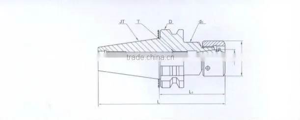 DIN69871 COLLET HOLDER with SK/JT TAPER SHANK