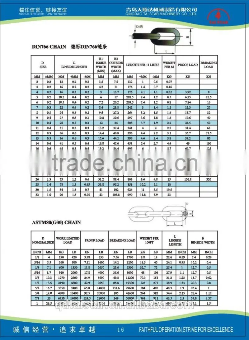 Stainless Steel Link Chain