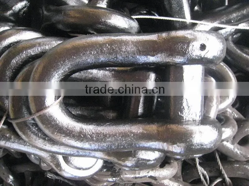 U2 black painted anchor shackle