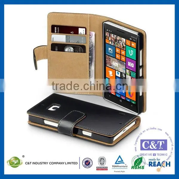 C&T Faux Leather Horizontal Executive Case for Nokia Lumia 930