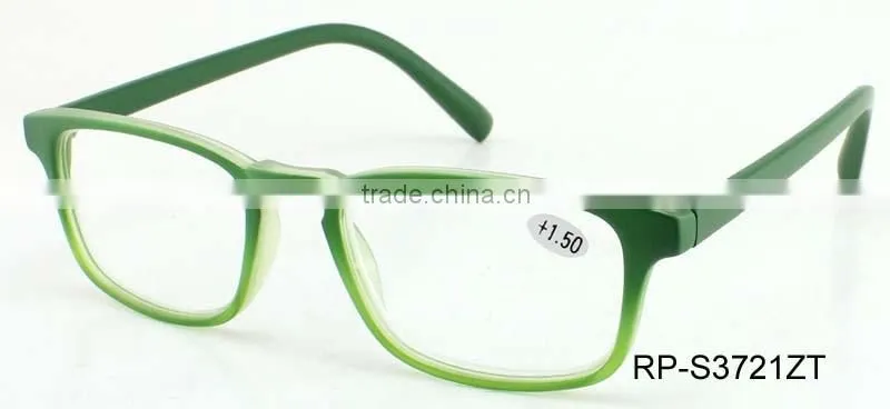 RP-S3721 Gradient colorful big frame hot fashion cheap plastic reading glasses