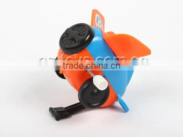 baby plastic mini plane wind up plastic toy