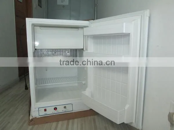 Noiseless portable table top single solid Door hotel minibar cabinet