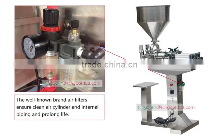 HP-CD Double Heads Piston Manual Paste Filling Machine