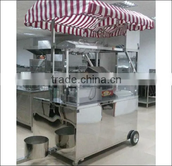 Commercial Customize Stainless Steel Street cotton Candy Cart For Sale