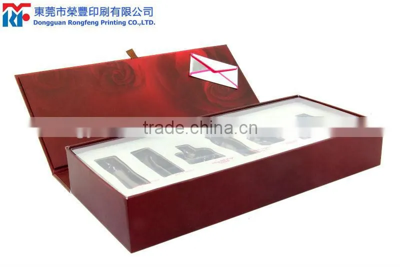 Simple design see through folding box