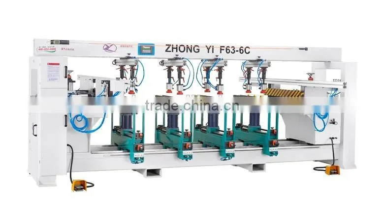 F65-9C cnc horizontal wood multi drilling machine/Automatic feeding multi-drill machine