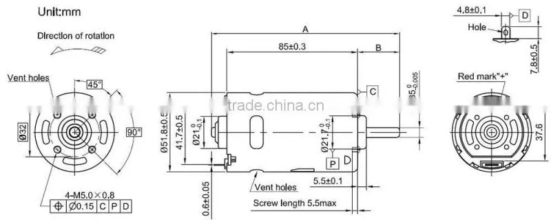 6 volt electric cooler fan motor | RS-997H