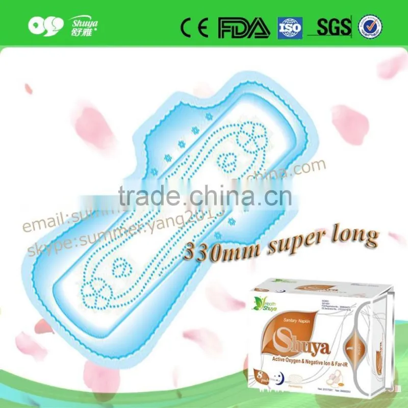 super long feminine hygiene disposal sanitary towel for women
