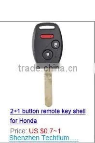 Universal remote control car key shell NO battery clamp For Audi key blank