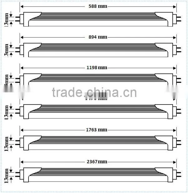 1.2m 18w g13 motion sensor t8 led tube lights