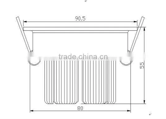 Good quality 5W square crystal led ceiling light. 220V