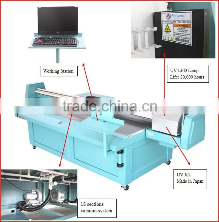 Galaxy UV Flatbed printer with DX5 head( UD-2512UFW )