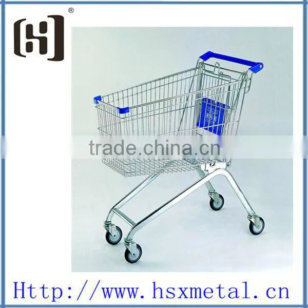 Japanese style powder coated shopping cart HSX-1777