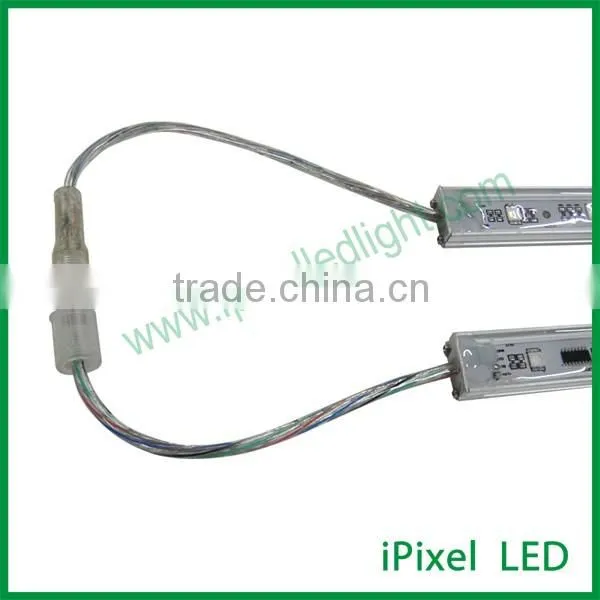 LPD6803 30 leds 10 pixel fullcolor led bar SMD 5050 in aluminum case