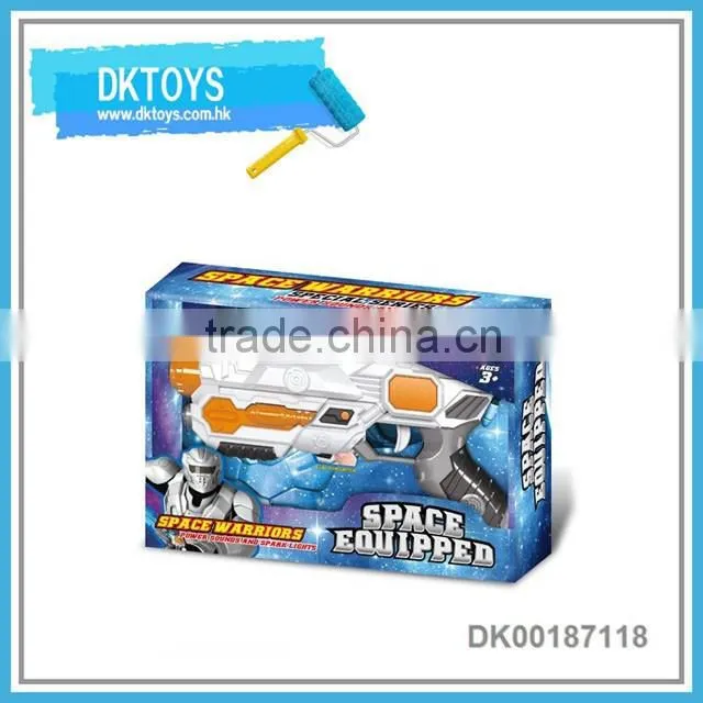 Cool design battery operated space gun toy for sale
