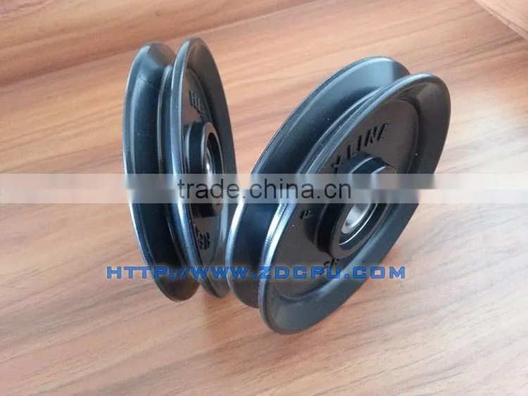 OEM high precision injection molding pulleys for sliding gate