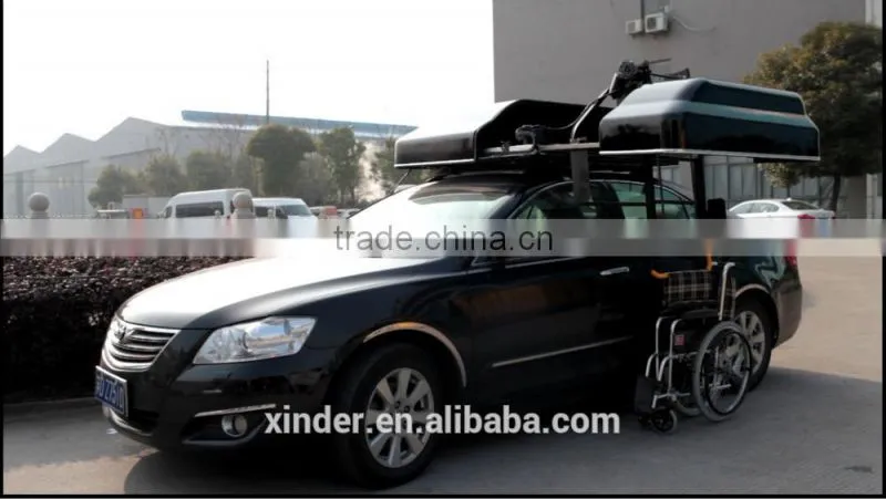 China Wheelchair Topper Auto Car Roof Box with hight qulity for car to stow wheelchair