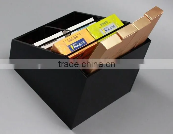 acrylic desk top storage display box
