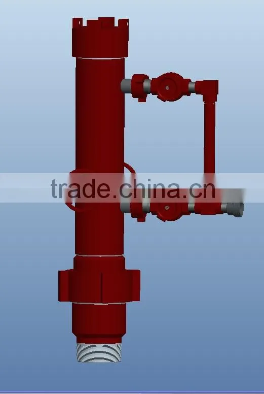 casing cementing head for well drilling