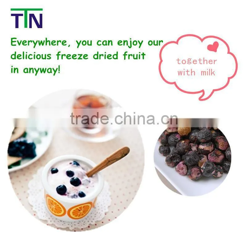 Freeze dried fruits and vegetables