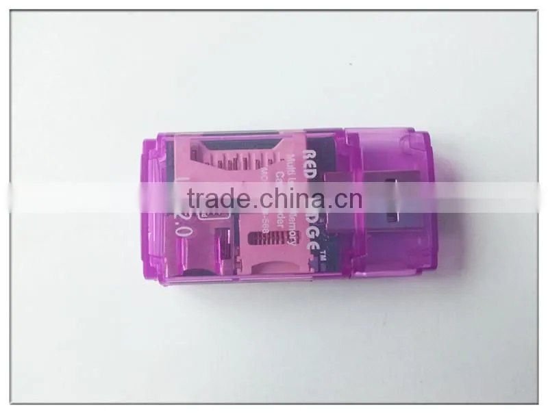 OEM USB 2.0 Multi Slot Memory Card Reader for SD/Mini SD/Microsd/minisd/TF/M2/MS(OS-CR128)