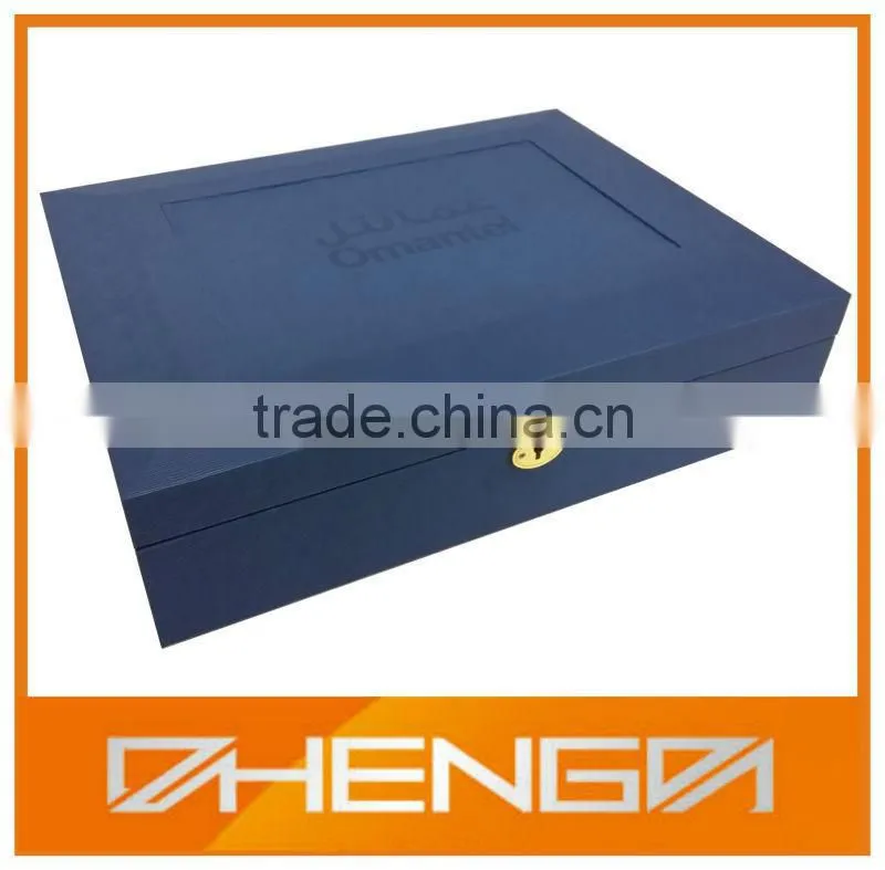 Hot!!! Customized Made-in-China Elegant Glossy Red Lacquer Logo Printing VIP Tea Gift Box(ZDW13-T026)
